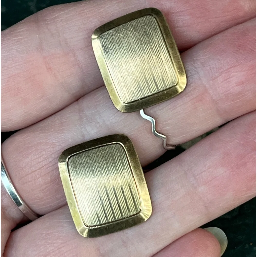 Art Deco 835 Sterling Silver Cufflinks
